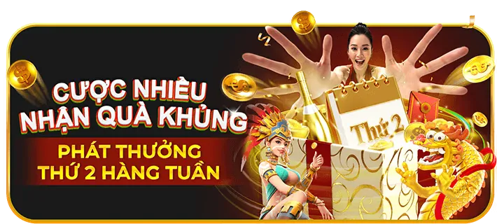Hình ảnh màn hình trò chơi slot với nhiều biểu tượng may mắn và giải jackpot lớn tại tải bet3363